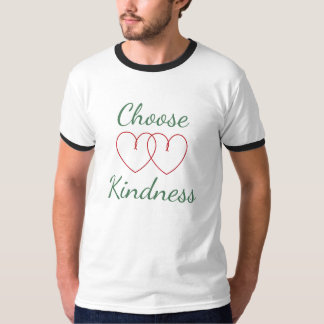Minimalist Wähle Freundlichkeit Ringer-Shirt T-Shirt