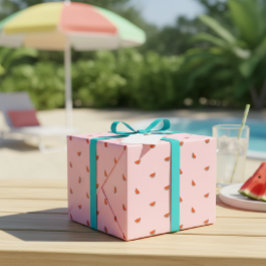 Minimalist Watermelon Pattern Gift Wrap Paper  Geschenkpapier