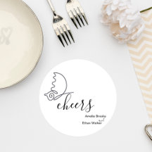 Minimalist Wedding Coaster