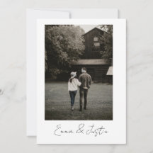 Minimalist Wedding Invitation