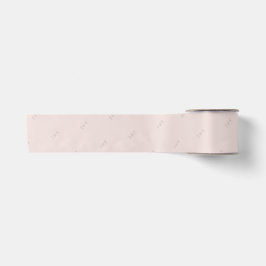 Minimalist Wedding Ribbon | Modern | Warm Blush Satinband