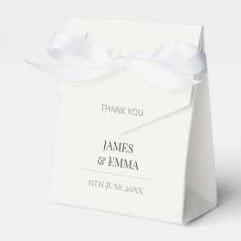 minimalist Wedding | Warm Ivory Geschenkschachtel