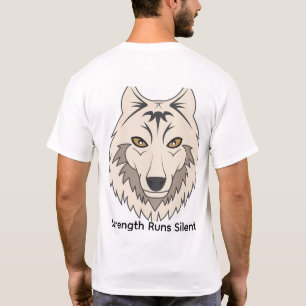 Minimalist Wolf T-Shirt – Alleine gehen, nichts fü