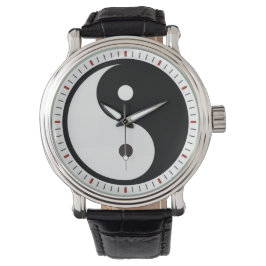 Minimalist Yin Yang   Armbanduhr