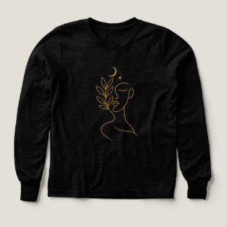 Minimaliste Botanique Femme Art en Ligne – Élégant