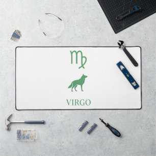 Minimaliste esthétique silhouette verte Vierge Zod