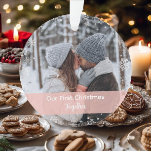 Minimaliste Notre Premier Noël Ensemble 2 Photos