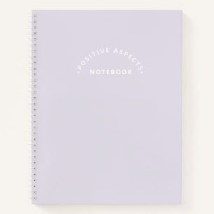 Minimaliste violet mignon livre des aspects positi