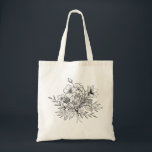 Minimalistic Floral Bouquet  Tragetasche<br><div class="desc">Minimalistic Floral Bouquet</div>