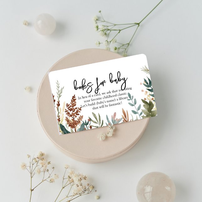 Minimalistic Woodland Animals Baby Shower Begleitkarte (Von Creator hochgeladen)