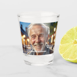 Minimalistisch 1 Special Foto Celebration Life Schnapsglas