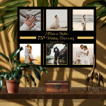Minimalistisch 6 Foto 75. Hochzeitstag Leinwanddruck<br><div class="desc">Die Erinnerungen mit diesem eleganten,  minimalistischen 6-Foto-Design für das 75. Hochzeitstag. Fügen Sie einfach Ihre Fotos,  Pärchennamen und das Datum hinzu und Sie haben einen Sake erstellt,  der für ein Leben geschätzt werden soll.</div>