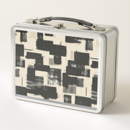 Minimalistisch Abstrakt Metall Brotdose