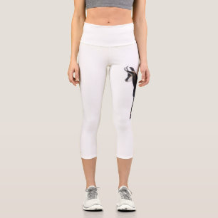 Minimalistisch Alpinistisches Gämse Bergziege auf  Capri Leggings