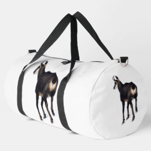 Minimalistisch Alpinistisches Gämse Bergziege auf Duffle Bag