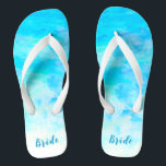 Minimalistisch Aqua Blue Gradient Etwas Blue Bridg Flip Flops<br><div class="desc">Diese Minimalistischen Aqua Blue Gradient Etwas Blue Bride Flip Flops werden Ihrem Hochzeitstag, Junggeselinnen-Abschied oder anderen Feiern eine stilvolle Glamenfülle hinzufügen. Strich Anpassen Sie es mit Ihrer Formulierung durch die Vorlagenfelder. Wenn Sie gewollt haben, um den Stil, die Farbe oder die Textplatzierung des Schriftartes zu ändern, klicken Sie einfach auf...</div>