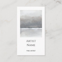 Minimalistisch Art Foto Artist Visitenkarte