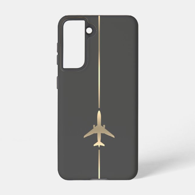 Minimalistisch Aviation Samsung Galaxy Fall Samsung Galaxy Hülle (Rückseite)