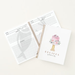 Minimalistisch   Bäckerei   Caterer   Kuchen Notizbuch