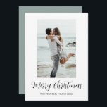 Minimalistisch Beach Couple Verlobung Weihnachtska Feiertagskarte<br><div class="desc">Minimalistische Weihnachtskarte zum Thema Strand,  um sie Ihren Lieben zu schicken!</div>