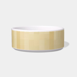 Minimalistisch-beige-bräunliche geometrische Keram Napf