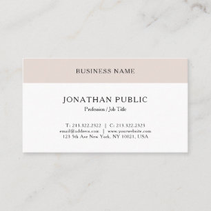 Minimalistisch Beruflich Eleganter klassischer Loo Visitenkarte