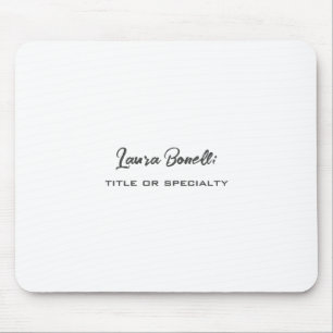 Minimalistisch Beruflich Mousepad