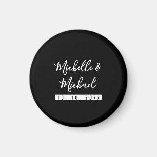 Minimalistisch Black Beruflich Modern Magnet