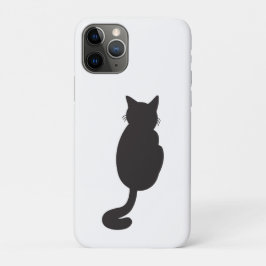 Minimalistisch Black Cat Silhouette Case-Mate iPhone Hülle