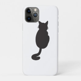 Minimalistisch Black Cat Silhouette Case-Mate iPhone Hülle