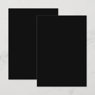 Minimalistisch Black Cat Silhouette Karte