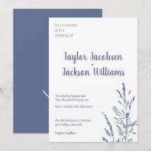 Minimalistisch-Blau-Weiß-Hochzeit