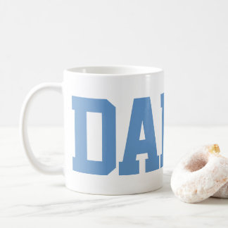 Minimalistisch Blue Daddy Typografie Kaffeetasse