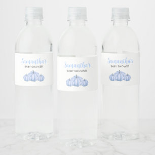 Minimalistisch Blue Pumpkin Fall Baby Dusche