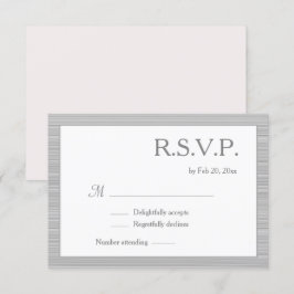 Minimalistisch Blush Pink Weiße Streifen UAWG Einladung