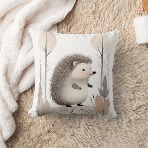 Minimalistisch Boho Igel Woods Kinderzimmer Kinder Kissen