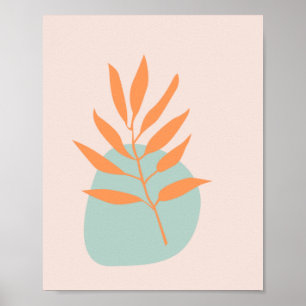 Minimalistisch Boho Pastor Abstrakte Kunst Poster