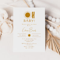 Minimalistisch Boho Sunshine Baby Dusche Oh Baby!