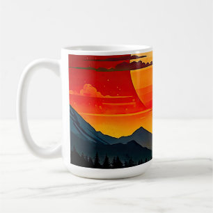 Minimalistisch BOHO Traveller Kaffeetasse