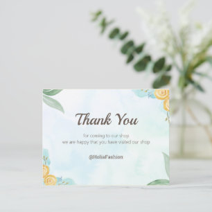 Minimalistisch Boho Vielen Dank Postcard Postkarte