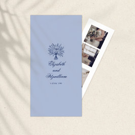 Minimalistisch Bridal Bouquet Foto Booth Holder Dankeskarte