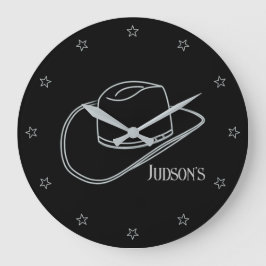 Minimalistisch Classic Cowboy Lg. Acryl Wanduhren