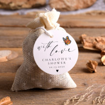 Minimalistisch Danke, Monarch Butterfly Dusche