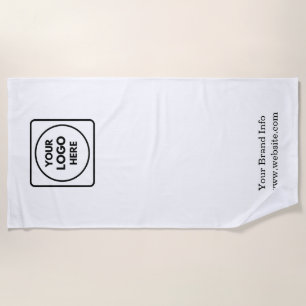 Minimalistisch Design für kundenspezifische Firm Strandtuch