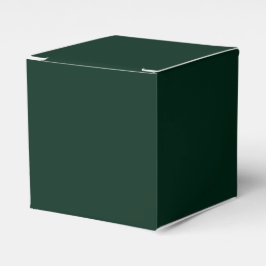 Minimalistisch dunkelkieferngrün solide schlicht e geschenkschachtel