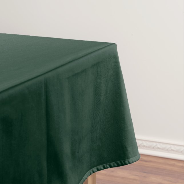 Minimalistisch dunkelkieferngrün solide schlicht e tischdecke (Beispiel)