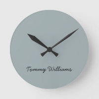 Minimalistisch Dusty Blue Beruflich Simple