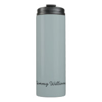 Minimalistisch Dusty Blue Beruflich Simple