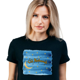 Minimalistisch Eid Mubarak Ramadan T-Shirt