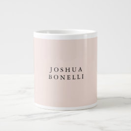 Minimalistisch einfach Beruflich bemerkbar Jumbo-Tasse
